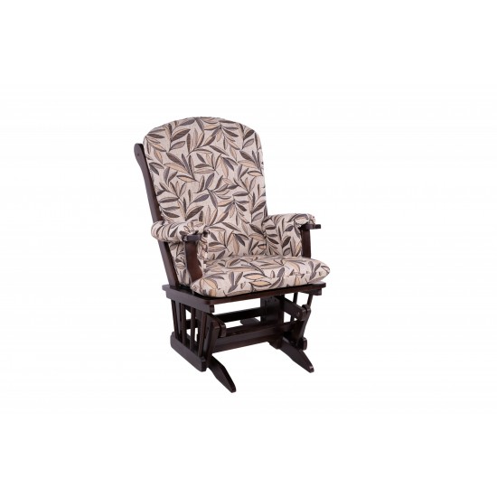 Wooden Glider Chair B30 (Chocolate/Canopy760)